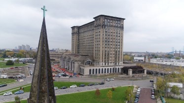 Halloween at Michigan Central Station